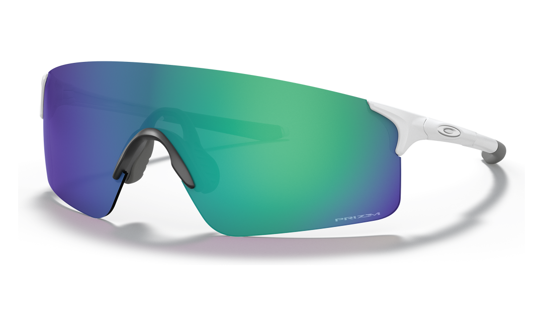 RADAR EVZERO MATT WHITE W/ PRIZM JADE - Mackay Cycles - [product_SKU] - Oakley