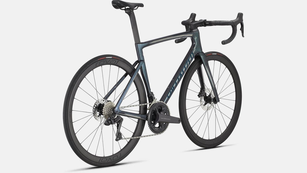 TARMAC SL7 FRAMESET GLOSS CARBON/OIL TINT/FOREST GREEN - Mackay Cycles - [product_SKU] - Specialized
