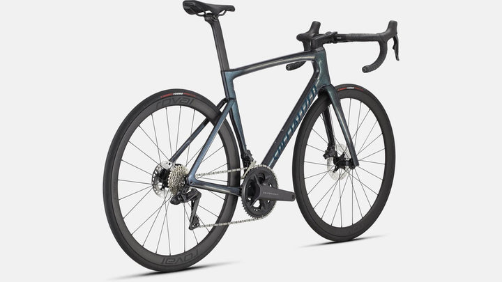 TARMAC SL7 FRAMESET GLOSS CARBON/OIL TINT/FOREST GREEN - Mackay Cycles - [product_SKU] - Specialized