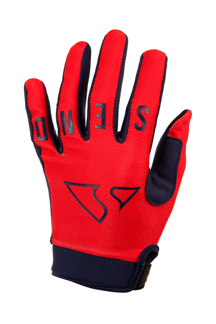Send It Kids MTB Glove |  Full Send Neon Punch - Mackay Cycles - [product_SKU] - Sendy
