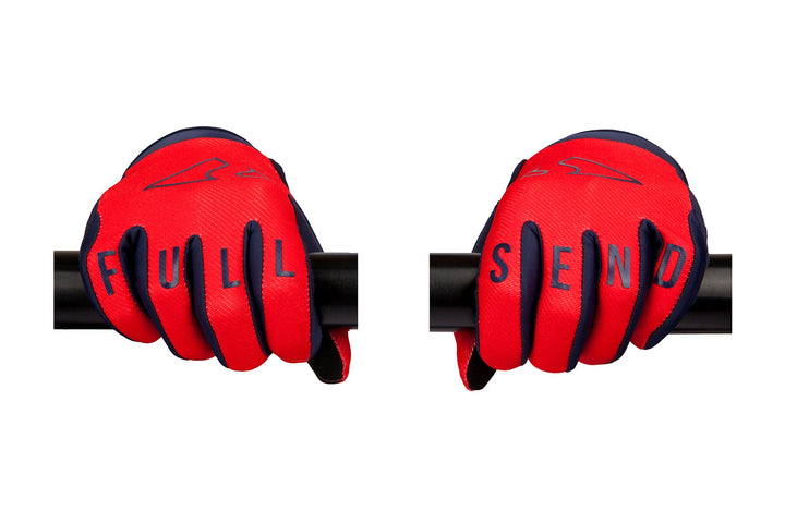 Send It Kids MTB Glove |  Full Send Neon Punch - Mackay Cycles - [product_SKU] - Sendy