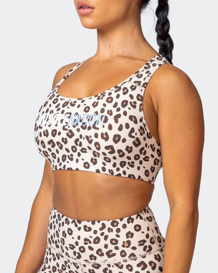 Strike Bra - Cheetah Print - Mackay Cycles - [product_SKU] - Muscle Nation