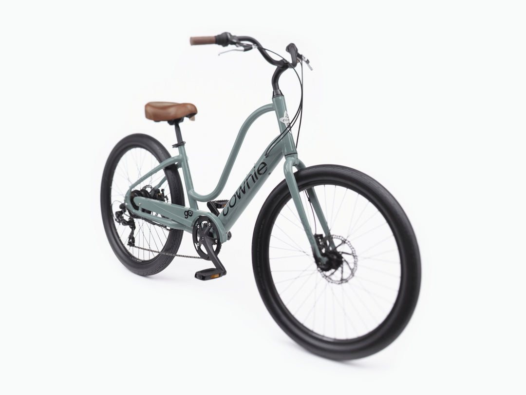 Townie Go! 7D Step-Thru Lunar Grey – Mackay Cycles