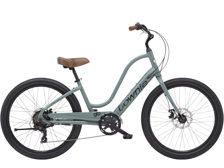 Townie Go! 7D Step-Thru Lunar Grey - Mackay Cycles - [product_SKU] - Electra