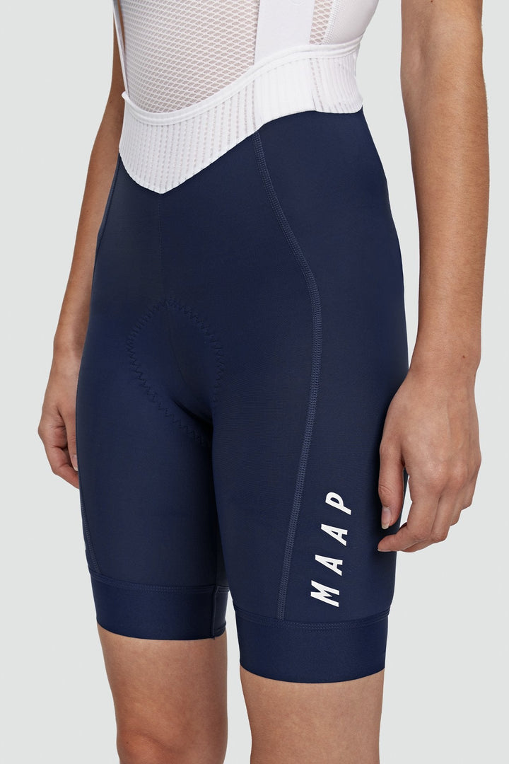 Women's Team Bib Evo Navy/White - Mackay Cycles - [product_SKU] - MAAP