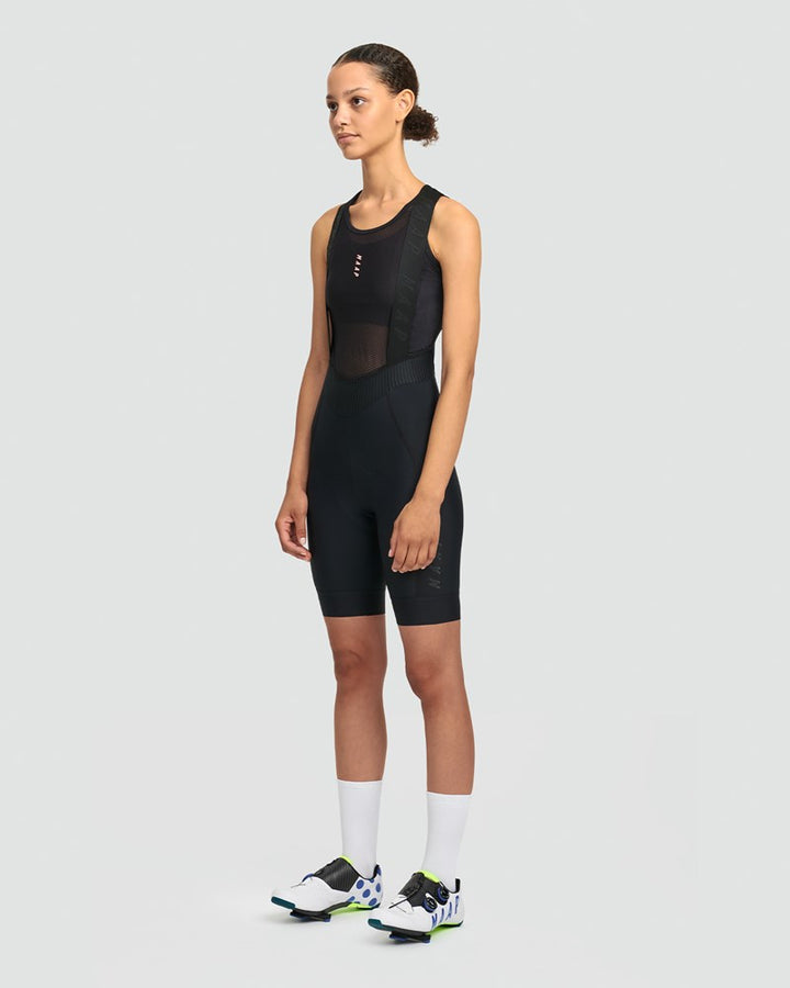 Women's Team Bib Evo Black/Black - Mackay Cycles - [product_SKU] - MAAP