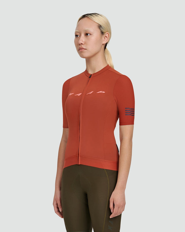 Women's Evade Pro Base Jersey Cayenne - Mackay Cycles - [product_SKU] - MAAP