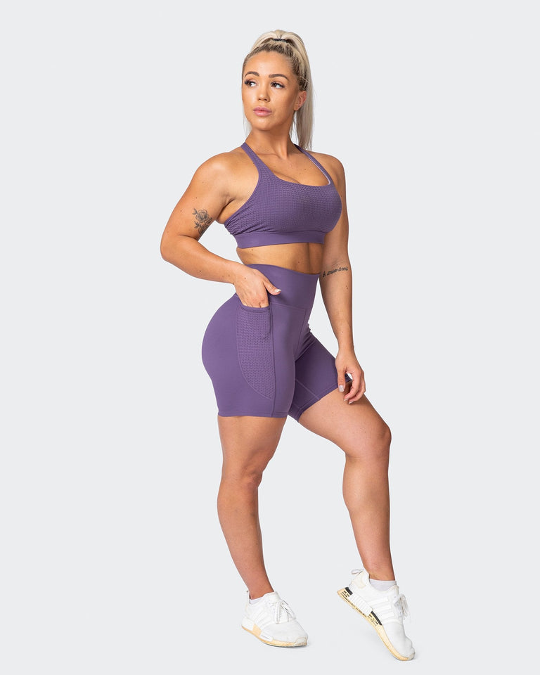 AMRAP Bike Shorts - Velvet Purple - Mackay Cycles - [product_SKU] - Muscle Nation