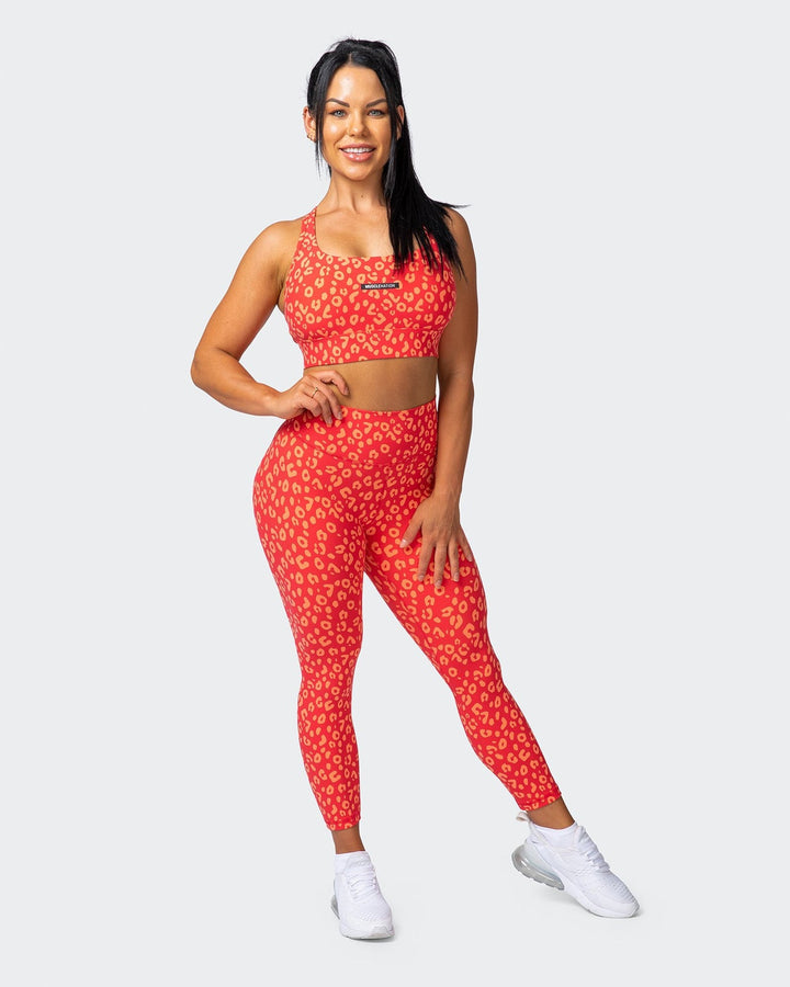Signature Scrunch 7/8 Leggings - Vibrant Cheetah Print - Mackay Cycles - [product_SKU] - Muscle Nation