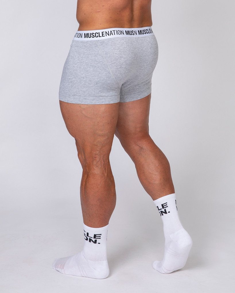 Mens Boxer Brief - 3 Pack (Black, Grey, Navy) - Mackay Cycles - [product_SKU] - Muscle Nation