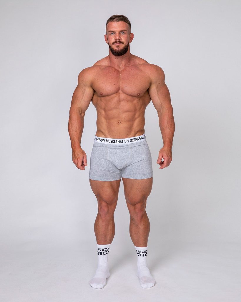 Mens Boxer Brief - 3 Pack (Black, Grey, Navy) - Mackay Cycles - [product_SKU] - Muscle Nation