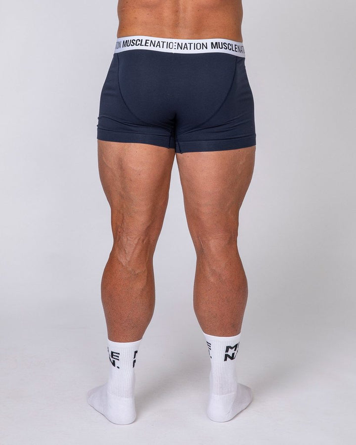 Mens Boxer Brief - 3 Pack (Black, Grey, Navy) - Mackay Cycles - [product_SKU] - Muscle Nation