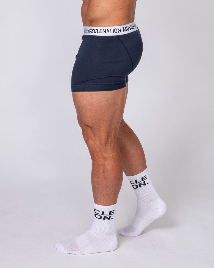 Mens Boxer Brief - 3 Pack (Black, Grey, Navy) - Mackay Cycles - [product_SKU] - Muscle Nation