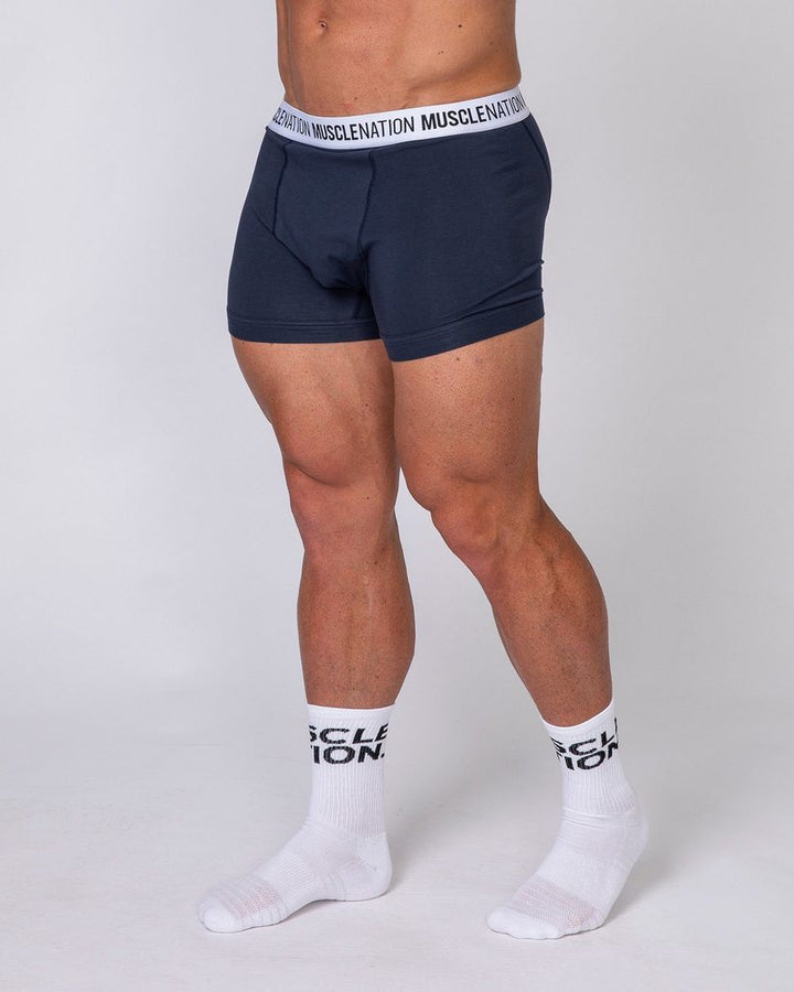Mens Boxer Brief - 3 Pack (Black, Grey, Navy) - Mackay Cycles - [product_SKU] - Muscle Nation