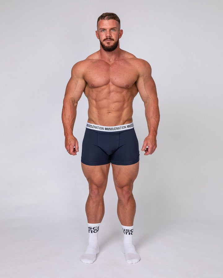 Mens Boxer Brief - 3 Pack (Black, Grey, Navy) - Mackay Cycles - [product_SKU] - Muscle Nation