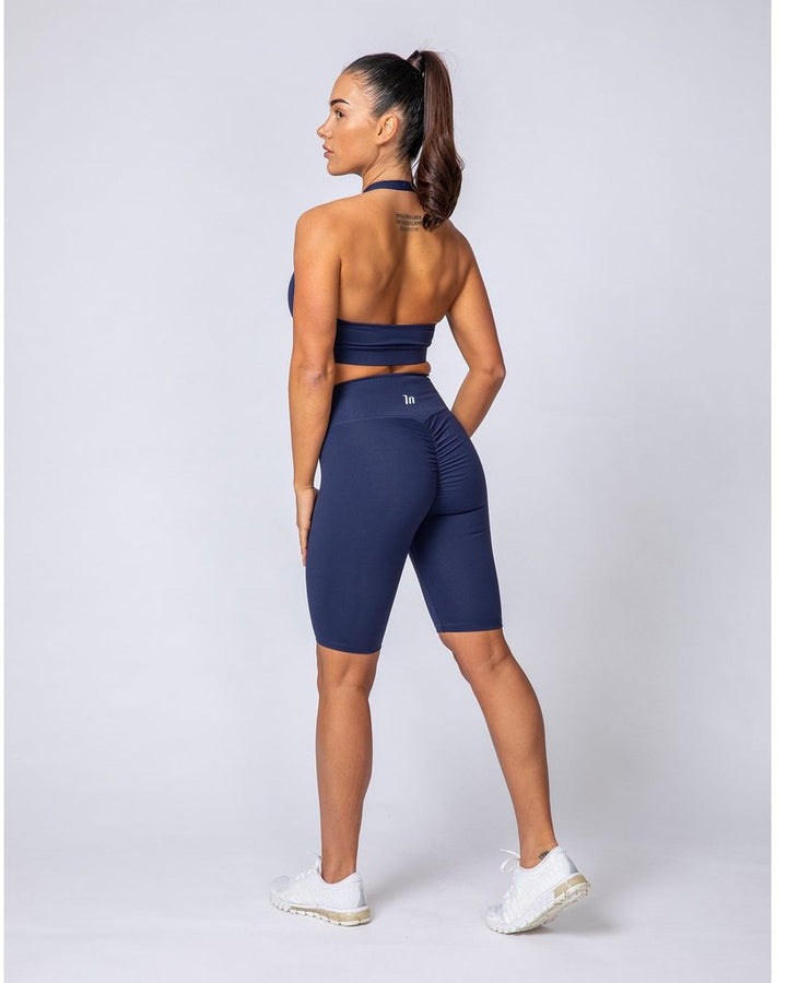 Referee Length High Waist Scrunch - Midnight - Mackay Cycles - [product_SKU] - Muscle Nation